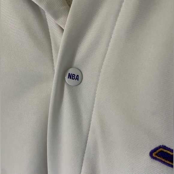 Lakers- 2X NBA vintage 90’s lined button up jersey/polo. Excellent preowned! - Picture 10 of 13